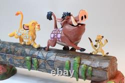 Figurine Simba Timon Pumbaa de Disney Traditions Jim Shore dans sa boîte