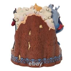 Figurine 'Traditions Disney' par Jim Shore, personnages d'Aladdin sculptés de cœur, 7 pouces