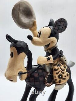 Figurine Vintage Jim Shore Disney Showcase Mickey Howdy Pardner