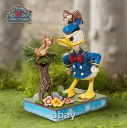 Figurine-cadeau Disney Traditions Jim Shore Chip et Dale avec Donald Duck Enesco