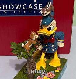 Figurine-cadeau Disney Traditions Jim Shore Chip et Dale avec Donald Duck Enesco