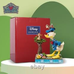 Figurine-cadeau Disney Traditions Jim Shore Chip et Dale avec Donald Duck Enesco