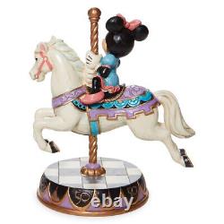 Figurine de Carrousel Minnie Prince Charmant Jim Shore pour le 50ème Anniversaire de Disney Nouvelle