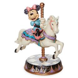 Figurine de Carrousel Minnie Prince Charmant Jim Shore pour le 50ème Anniversaire de Disney Nouvelle