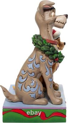 Figurine de Noël Enesco Jim Shore Disney Traditions La Belle et le Clochard