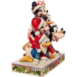 Figurine de Noël Mickey Mouse et ses Amis - Enesco Jim Shore Disney Traditions
