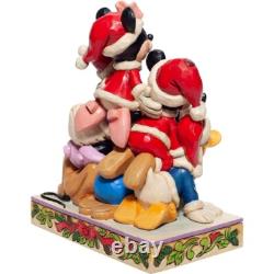 Figurine de Noël Mickey Mouse et ses Amis - Enesco Jim Shore Disney Traditions