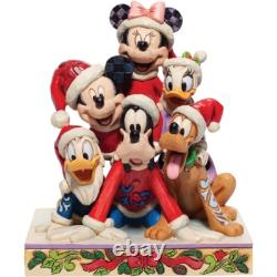 Figurine de Noël Mickey Mouse et ses Amis - Enesco Jim Shore Disney Traditions