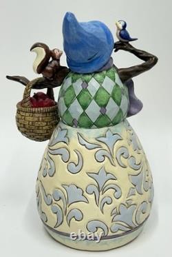 Figurine de bonhomme de neige Jim Shore Disney Blanche-Neige et les Sept Nains Hi Ho Holidays