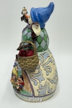 Figurine de bonhomme de neige Jim Shore Disney Blanche-Neige et les Sept Nains Hi Ho Holidays
