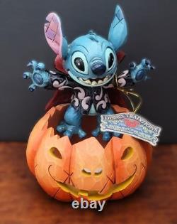Figurine de bougie sans flamme Halloween Joyeux de Stitch de Disney Traditions Jim Shore