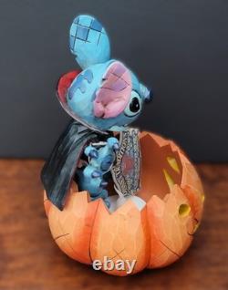 Figurine de bougie sans flamme Halloween Joyeux de Stitch de Disney Traditions Jim Shore