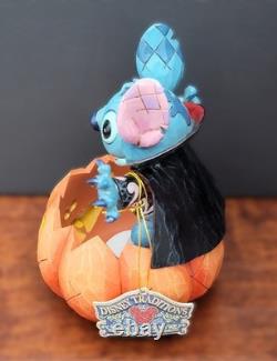 Figurine de bougie sans flamme Halloween Joyeux de Stitch de Disney Traditions Jim Shore