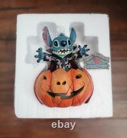 Figurine de bougie sans flamme Halloween Joyeux de Stitch de Disney Traditions Jim Shore