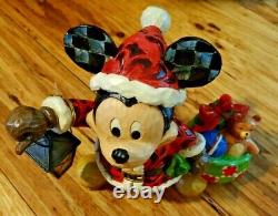 Figurine de collection Jim Shore Esprit de Noël Mickey Mouse avec lanterne Enesco