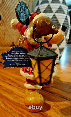 Figurine de collection Jim Shore Esprit de Noël Mickey Mouse avec lanterne Enesco