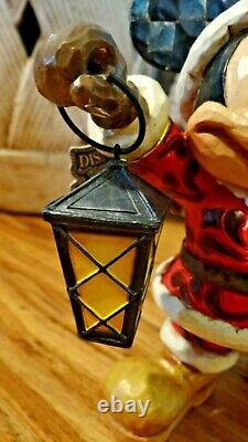 Figurine de collection Jim Shore Esprit de Noël Mickey Mouse avec lanterne Enesco
