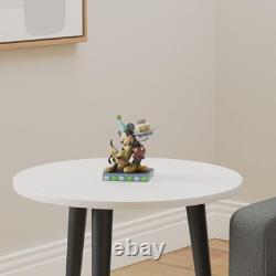 Figurine de gâteau Disney Traditions par Jim Shore Pluto et Mickey, 15,7 cm, Multicolore