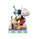 Figurine De Gâteau D'anniversaire Mickey 6,2 Pouces Multicolore Traditions Par Jim Shore Cadeau
