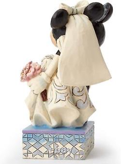 Figurine de gâteau de mariage Disney Traditions Jim Shore Mickey Minnie Mouse Enesco