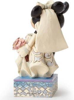 Figurine de gâteau de mariage Disney Traditions Jim Shore Mickey Minnie Mouse Enesco
