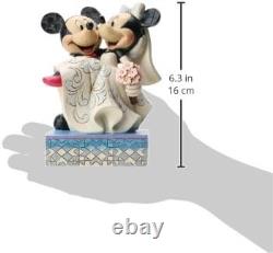 Figurine de gâteau de mariage Disney Traditions Jim Shore Mickey Minnie Mouse Enesco
