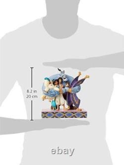 Figurine de groupe câlin Aladdin, Disney Traditions par Jim Shore, 20 cm, multicolore
