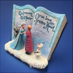 Figurine de livre d'histoires Disney Frozen de Jim Shore ? Acte d'amour ? Elsa Anna 4049644