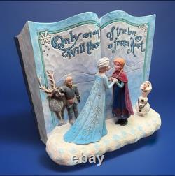 Figurine de livre d'histoires Disney Frozen de Jim Shore ? Acte d'amour ? Elsa Anna 4049644