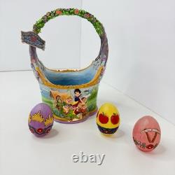 Figurine de panier de Pâques Blanche-Neige Disney Jim Shore, le conte qui a tout commencé