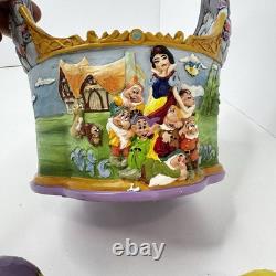 Figurine de panier de Pâques Blanche-Neige Disney Jim Shore, le conte qui a tout commencé
