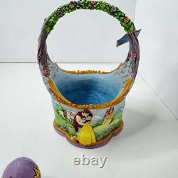 Figurine de panier de Pâques Blanche-Neige Disney Jim Shore, le conte qui a tout commencé