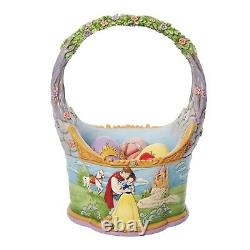 Figurine de panier de Pâques de Jim Shore Blanche-Neige avec œufs Disney Traditions 6010105