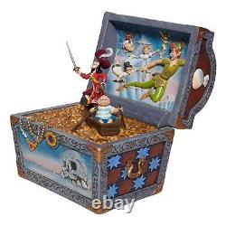 Figurine de scène de coffre au trésor de Peter Pan - Traditions Disney