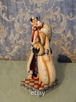 Figurine décorative Cruella Fur Lined Diva de la collection Walt Disney Traditions par Enesco