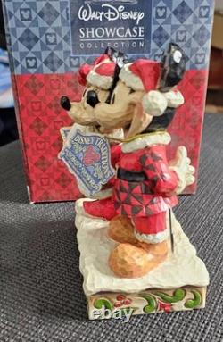 Figurine duo de Noël Mickey et Minnie Disney Traditions de Jim Shore Enesco avec boîte