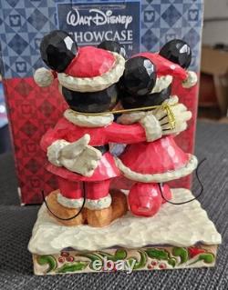 Figurine duo de Noël Mickey et Minnie Disney Traditions de Jim Shore Enesco avec boîte