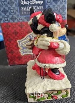 Figurine duo de Noël Mickey et Minnie Disney Traditions de Jim Shore Enesco avec boîte