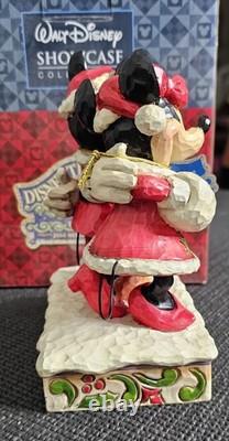 Figurine duo de Noël Mickey et Minnie Disney Traditions de Jim Shore Enesco avec boîte