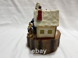 Figurine éclairée de traditions de Noël Jim Shore Disney Harmonie des Fêtes