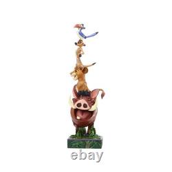 Figurine empilée de personnages du Roi Lion, Disney Traditions par Jim Shore, 20 cm