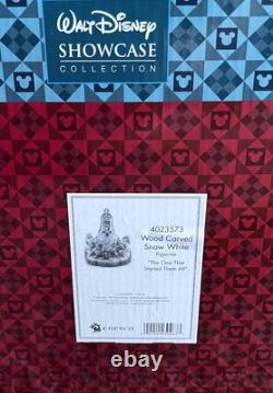 Figurine en bois sculpté de Blanche-Neige de la collection Enesco Disney Traditions par Jim Shore