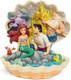 Figurine En R&eacute;sine Disney Traditions Par Jim Shore - Sc&egrave;ne De Coquillage De La Petite Sir&egrave;ne, 20,5 Cm