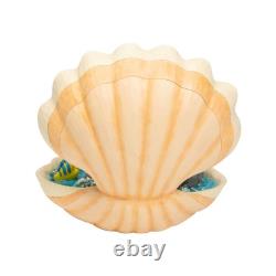 Figurine en résine Disney Traditions par Jim Shore, Scène de coquillage de la Petite Sirène, 8,07 po