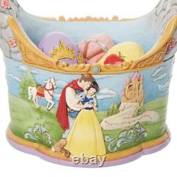 Figurine panier de Pâques Blanche-Neige Jim Shore Disney Traditions avec 3 œufs, neuf