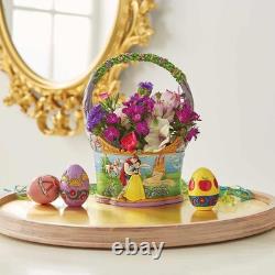 Figurine panier de Pâques Blanche-Neige Jim Shore Disney Traditions avec 3 œufs, neuf