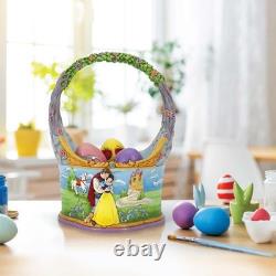 Figurine panier de Pâques Blanche-Neige Jim Shore Disney Traditions avec 3 œufs, neuf