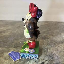 Figurine rare Jim Shore Disney Minnie Mouse & Fifi Puppy Dog Furrever Friends