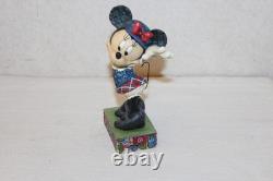 Figurine rare Minnie Mouse guide touristique Disney Jim Shore Traditions