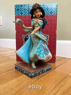 Figurine rare de la princesse Jasmine de la tradition Disney, étincelante, scintillante, splendide